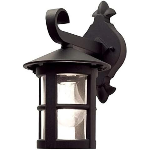 Elstead HEREFORD BL21 outdoor wall light Matt Black finish and glass IP43 Cover