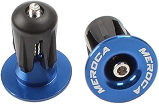 Azarxis Bicycle Bar End Plugs Aluminum Bike Handlebar Cap for Most Road Bike Mountain Bike BMX MTB Fixie (Black - 23.3mm - 2 Pack)