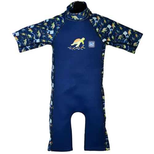 Splash About UV Sun & Sea Suit Traje de Playa, Turtle Tide, 1-2 Años para Niños