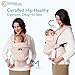Momcozy Breathable Mesh Baby Carrier, Ergonomic and Lightweight Infant Carrier for 7-45lbs with Enhanced Lumbar Support, All Day Comfort for Hands-Free Parenting, Air Mesh-Pink
