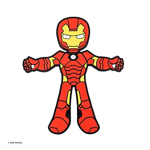 Marvel Iron Man Hug Buddy Air Vent Car Phone Holder, Adjustable, Universal Fit, Cell Phone Mount Compatible with iPhone, Samsung Galaxy, LG, Google, Pixel, Moto, Black and Other Smartphones