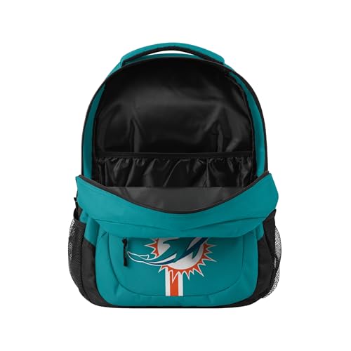 Image of FOCO Miami Dolphins NFL Alternate Color Action Backpack - Teal