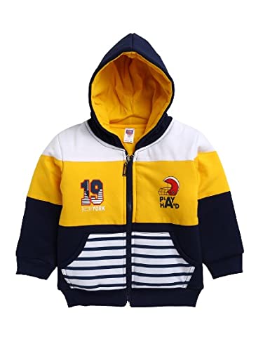 NOTTIE PLANETFull Sleeves Printed Hooded Jacket - Gold