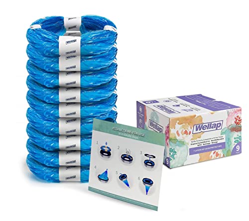 9 Recambios compatible con todos contenedores de pañales, barrera de olor súper fuerte, Pack de 9