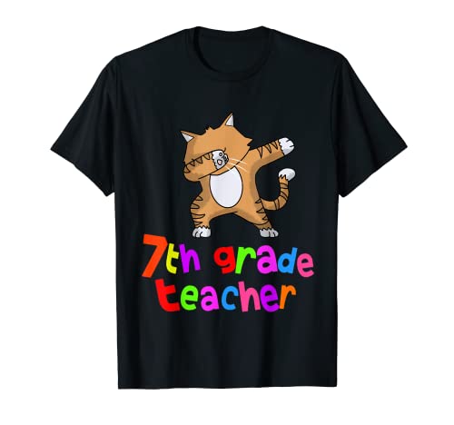 Rentrée scolaire Teacher Dabbing Cat Dab T-Shirt