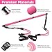 Pilates Bar Kit with Resistance Bands, Multifunctional Pilates Bar for Women & Men with Heavy-Duty Metal Adjustment Buckle, Pilates Home Equipment for Full BodyWorkouts