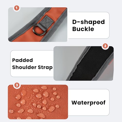 Image of Sling Bag, Crossbody Bag with Zipper Lock, RFID & Water Resistant for Women and Men Small Chest Bag for Travel Casual