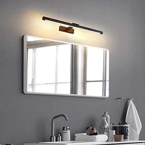 Applique de miroir LED noire haut de gamme à angle réglable 6000K pour intérieur moderne - 3