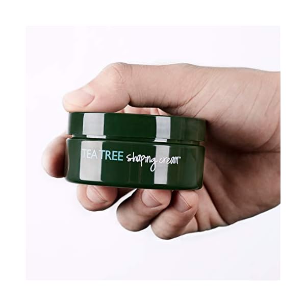 Tea Tree Shaping Cream, Hair Styling Cream, Long-Lasting Hold, Matte Finish, For All Hair Types, 3.0 fl. oz.