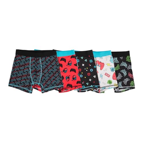 Bioworld Gaming AOP Boy's 5-Pack Boxer Briefs