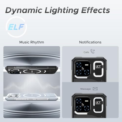 DOOGEE Fire 6 Rugged Phone with Thermal Image Camera,10400mAh,16GB+256GB Android 14 Cell Phone Unlocked,50MP AI Camera,6.56" HD+IPS Display Rugged Smartphone,IP68 Waterproof Phone,Face Unlock/OTG