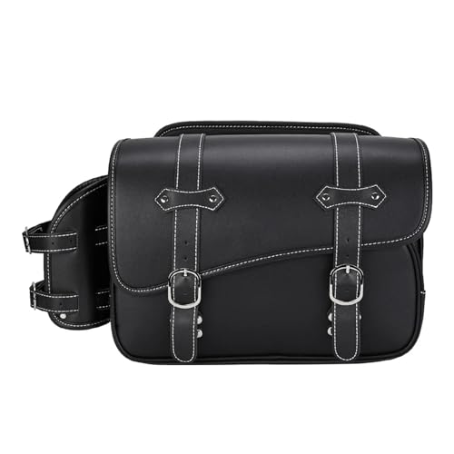 Sacoche de moto pour Buccaneer en PU premium, finition haut de gamme durable