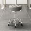 Silver Base Gray Seat