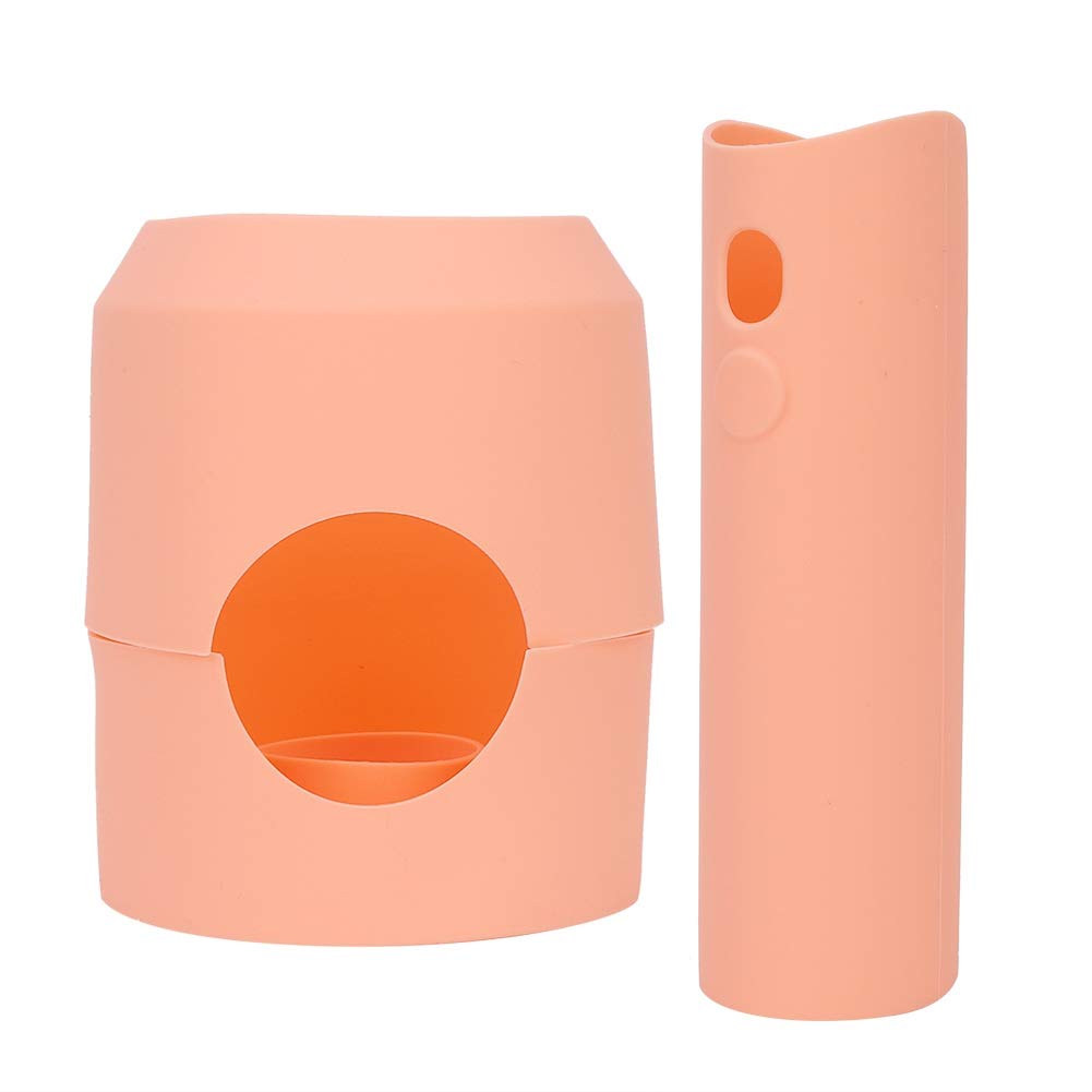 Silicone Hair Dryer Protective Cover for Hair Dryer, Anti-Scratch Shockproof Dust Droof Travel Protective Case Cover(Orange)