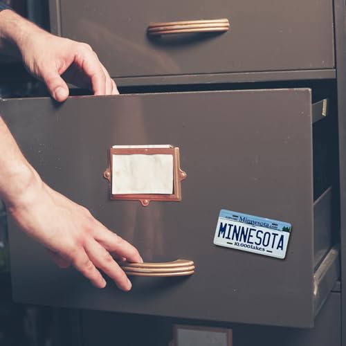 Imán decorativo placa Minnesota pequeño miniatura 6