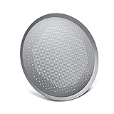 Pizza Pan 16 Inch, Beasea Pizza Dish for Oven Perforated Pizza Crisper Tray with Holes Aluminum Alloy Round Oven Pizza Tray Food Network Pizza Pan Baking Tray Bakeware for Home Restaurant Kitchen