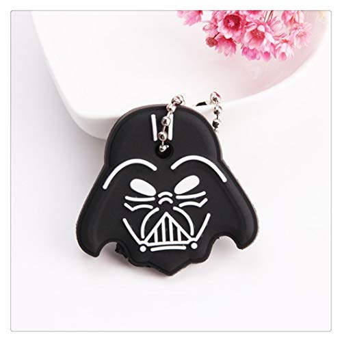 Preisvergleich Produktbild GLANGYU Mode Cartoon Anime Keychain Silikon-Schlüssel-Abdeckung Cap Frauen-Geschenk Schlüsselanhänger (Color : E08)