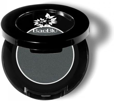 BaeBlu Organic Eyeshadow, 100% Natural Finely Pressed Powder, Green Nebula