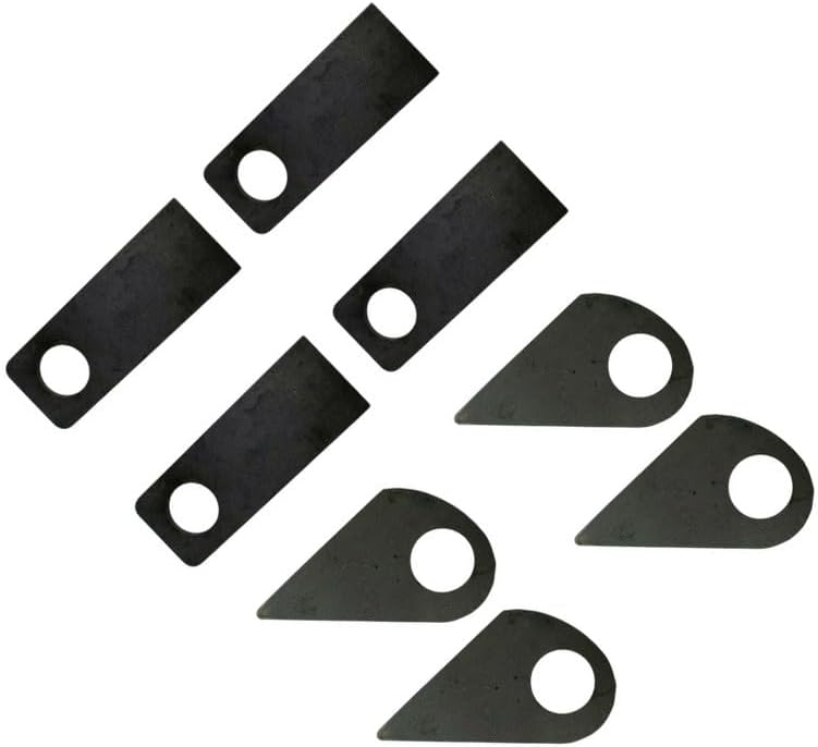 Weld On Steel Ramp Gate Holder Hinge Plates HD Equipment Trailer for 1.5" Shaft 4X Weld-On Tear-Drop