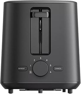 Xiaomi Toaster – With 6 Levels of Uniform Gilding, Defrost Function, Up to 930W, Folding Sandwich Insert, Extra Wide 35mm …