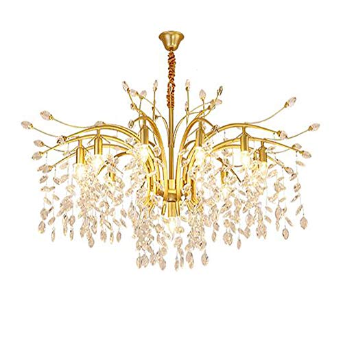 Suspension cristal E14 à éclairage floral pour magnifier vos pièces de vie