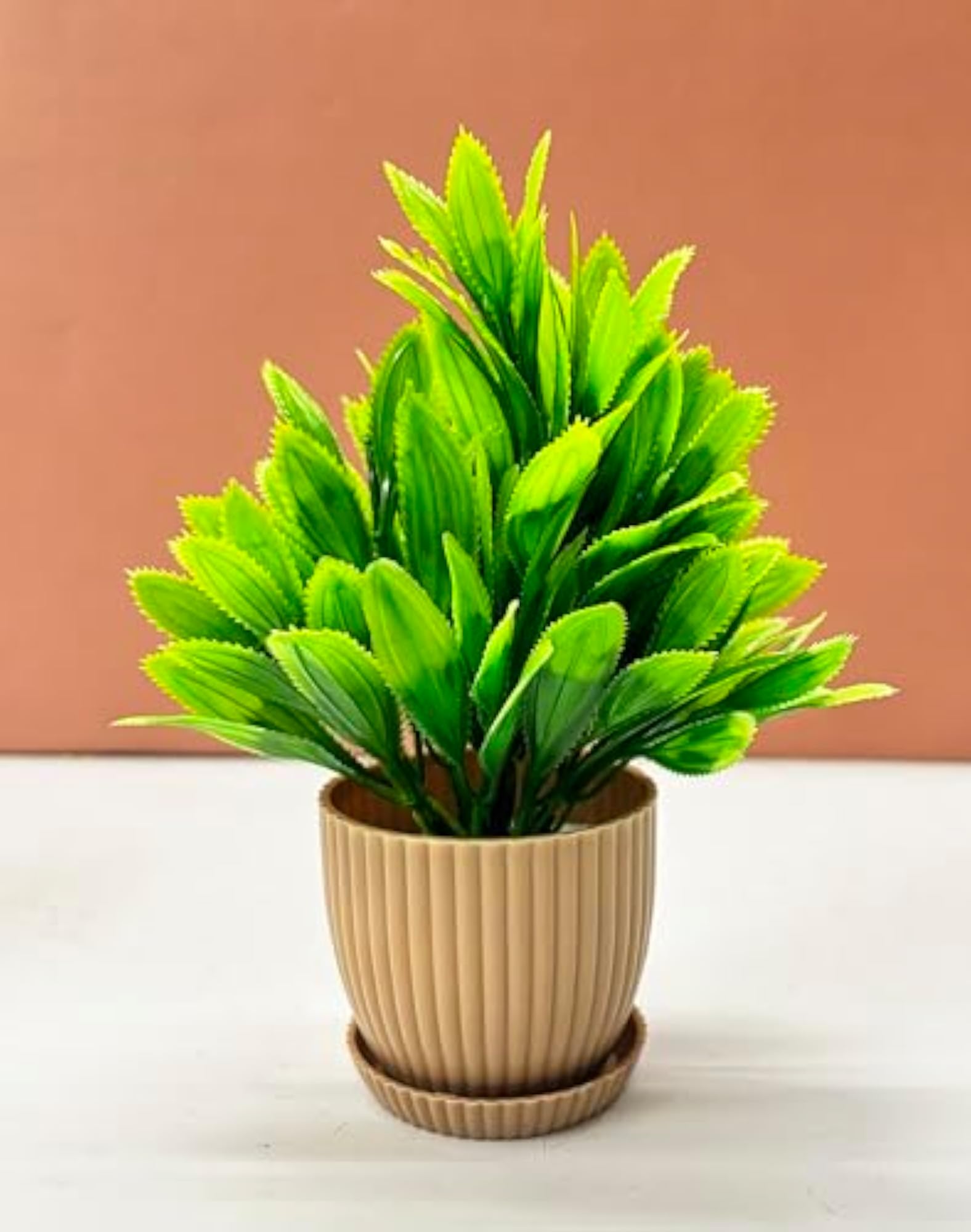 6 Packs Mini Artificial Plants for Indoor Home Décor
