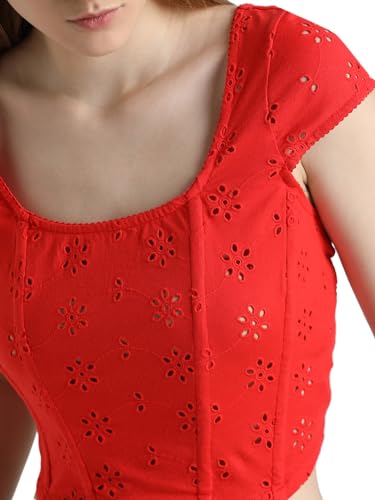 Image of ONLY Womens Cotton Slim T-Shirt