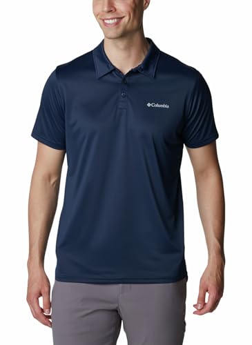 Image of Columbia Men's Solid Regular Fit Hike Polo