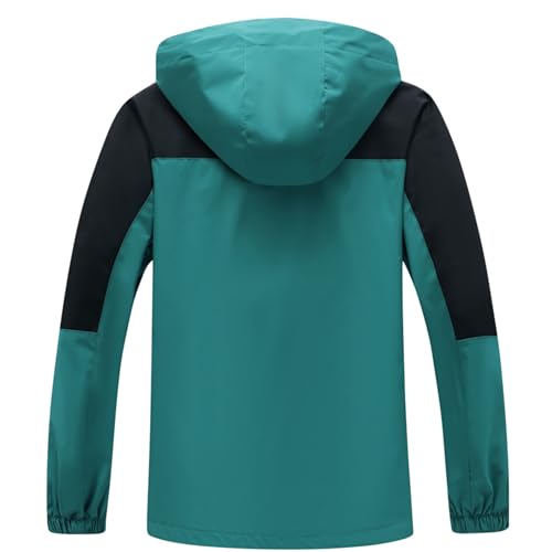 GIISAM Rain Jacket for Men, Mens Waterproof Raincoat Lightweight Rain Jackets Outdoor Rain Coat Windbreaker with Hood