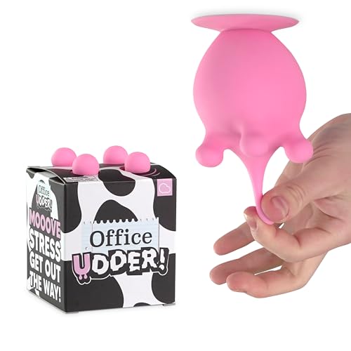 Bubblegum Stuff Office Udder - Pink Squishy Silicone Cow Udder