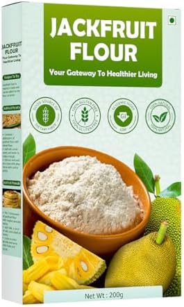 Jackfruit Flour – 100% Natural, Gluten-Free, Vegan Superfood – Ideal for Keto, Low-Carb & Diabetic Diets – Perfect for Baking, Cooking & Smoothies 200g