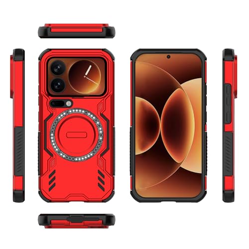 �Ή��@�� Xiaomi 17 Pro 5G �g�уP�[�X,�������U�M�݌v, �Ή��@�� Xiaomi 17 Pro 5G ���C�z�����h�k�X�}�[�g�t�H���P�[�X Red