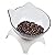 Cat Bowls 15° Tilted Platform Feeder Raised Feeding Bowl with 4 Stands for Pet Food Water