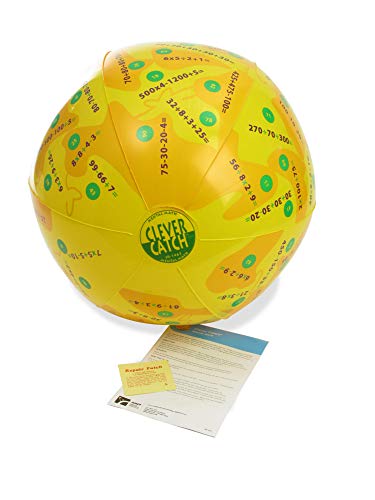 American Educational Vinyl Clever Catch Mental Math Ball, 24