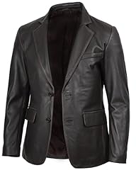 Brown Ruboff - Blazer Leather Coat