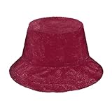 Unisexe : circonférence du chapeau cloche 54 - 60 cm, hauteur 10 cm, convient pour un tour de tête de 56 à 59 cm. Jolis coutures, s'adapte à votre tête et à votre bord pour ne pas bloquer votre vue. Idéal pour les femmes et les hommes.