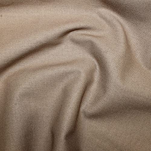 Tissu en coton véritable haut de gamme coloris vison argenté pour projets de couture