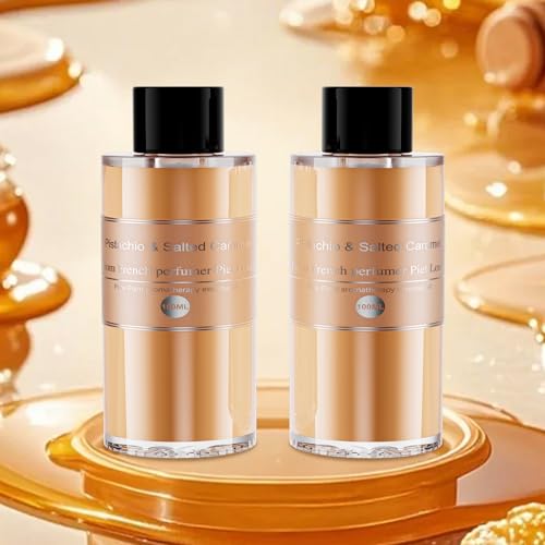 Image of Amor Lyris 2 Packs Essential Oil Refill for Smart Car Air Freshener, 3.5OZ Car Diffuser Refill, Aromatherapy Perfume Refill (4-8 Months Use), Natural Plant Extracts, Pistachio & Salted Caramel