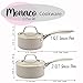 Denmark Tools For Cooks 10-Piece Monaco Nonstick Aluminum Cookware Set, Snow White