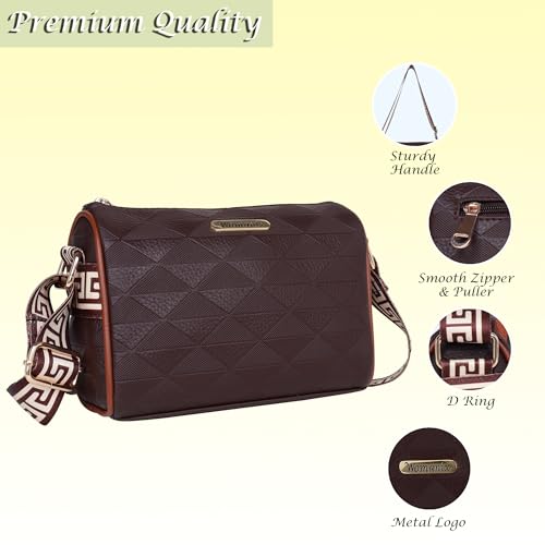 Image of Womanix Crossbody Sling Bag for daily use, shoulder sling Bag with Ajustable Strap, Small Trendy Sling Crossbody Bag, party sling, casual, travell
