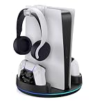 NEWDERY – NEWDERY für PS5 /PS5 Slim /PS5 Pro Ständer, Dual-Controller-