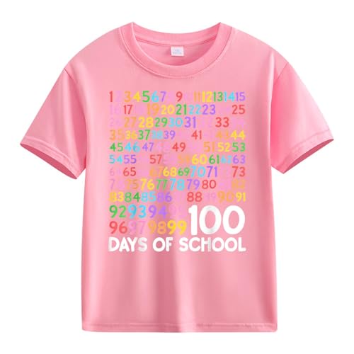 Haut à manches courtes pour la rentrée scolaire des filles et t-shirt été coloré