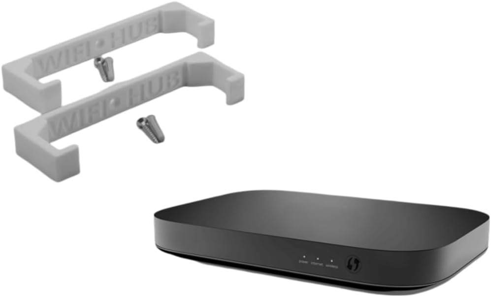 Wall Mount Compatible With Sky Q Hub Wifi Router Holder Brackets For Internet - White