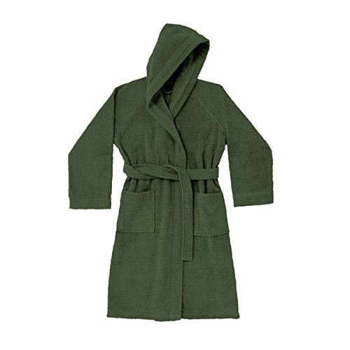 Solotuo Zucchi - Albornoz con capucha de rizo de 400 gramos para adultos - Q954