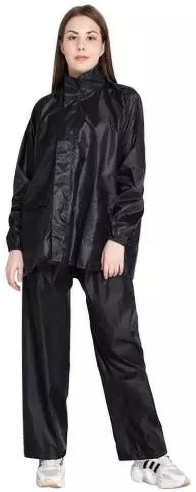Casual Solid Women Raincoat (4002_Raincoat_Black_XXL)-image-39