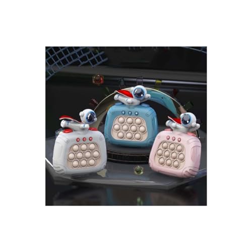 Mini Game Sensorial Console Pop-it Quick Push Divertido Brinquedo Sensorial Pop It Quick Push (Azul)