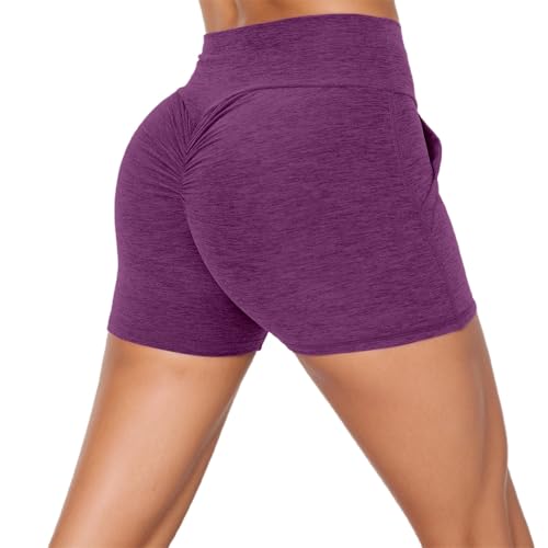 Pantalon de yoga taille haute pour femme avec poches pratiques leggings sport course