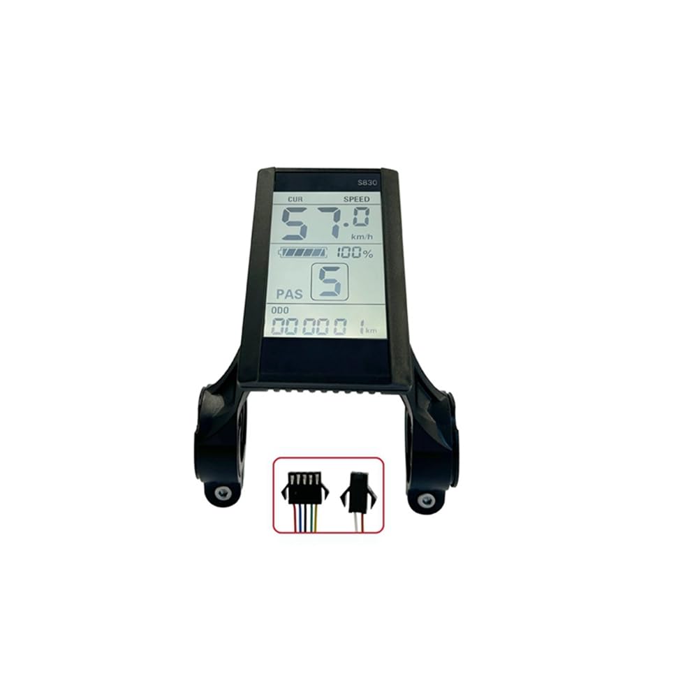 S830 24 V 36 V 48 V wyświetlacz LCD do roweru elektrycznego, deska rozdzielcza roweru, uniwersalna z akcesoriami do kierowcy USB SM