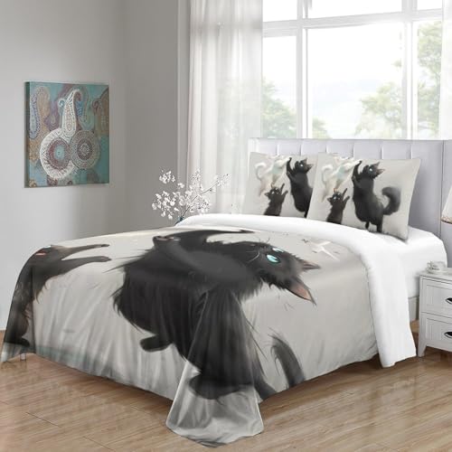 Housse de couette Le Chat Muppet microfibre 3D avec zip - 5