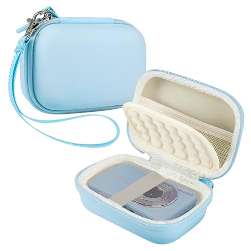 Leayjeen Funda Protectora par Cámara Digital Compacta, Compatible con FAYIBUY/Kodak/Umipyiza/Amdeurdi/CCN/DPFIHRGO(Solo Funda) Azul